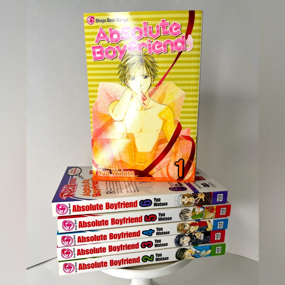 SHOJO BEAT MANGA “ Absolute Boyfriend “ by Yuu Watase Volumes 1 -6 Graphic Novel